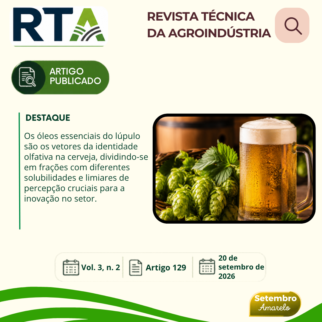 A IMPORTÂNCIA DO LÚPULO NA FORMAÇÃO DO PERFIL SENSORIAL DA CERVEJA